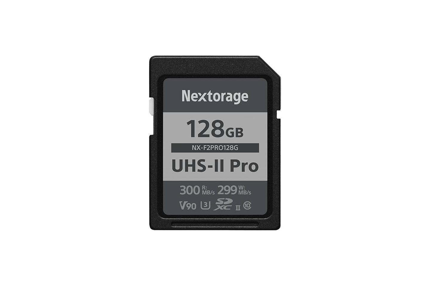 SDXCカード128GB UHS2 V90(Nextorage)