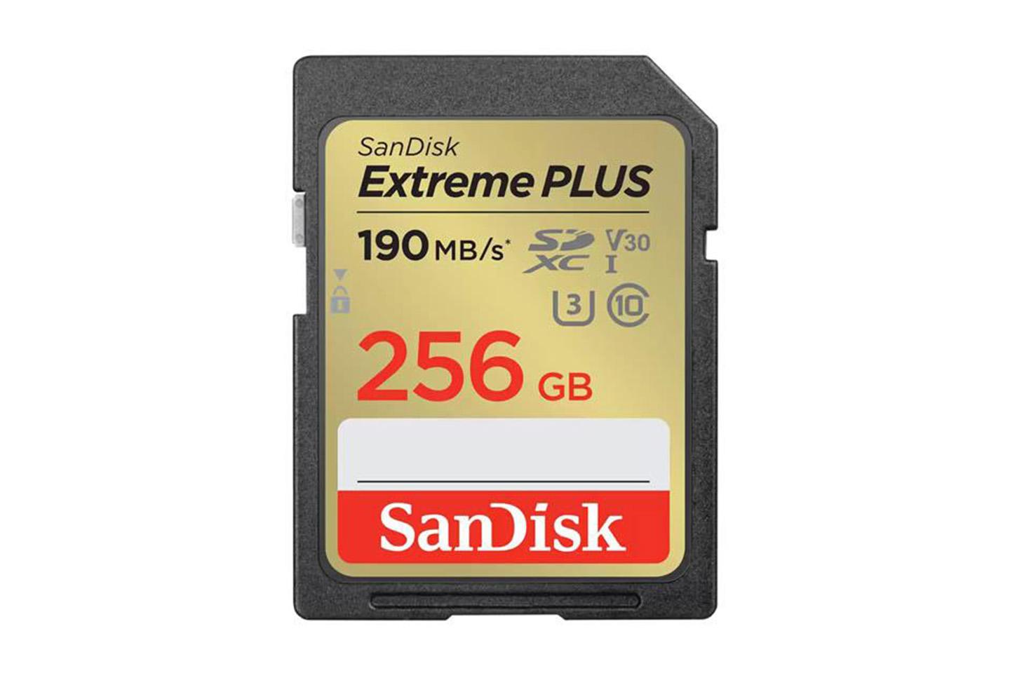 SDXCカード256GB UHS1(SanDisk Extreme PLUS)
