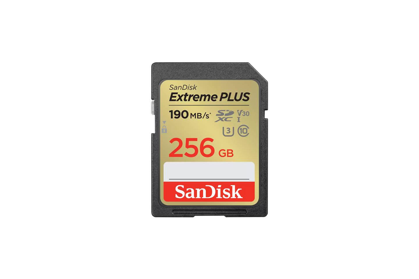 SDXCカード256GB UHS1(SanDisk Extreme PLUS)